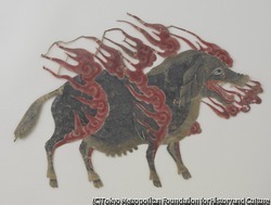 作品画像:中国の影絵人形