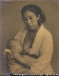作品画像:(乳をやる母子)