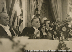 作品画像:晩餐会でのフーヴァー大統領 1929