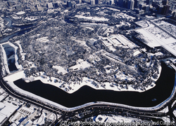 作品画像:雪の日の皇居