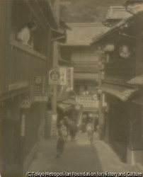 作品画像:温泉街