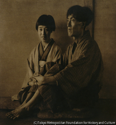 作品画像:若き日の南夫妻
