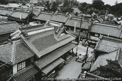 作品画像：瓦屋根の町並み・埼玉県川越市