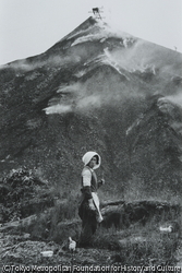 作品画像：ボタ山 炭鉱の閉山で放置され、自然発火したボタ山 福岡