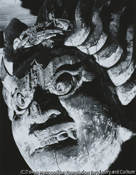 作品画像:慈光寺、木造 蔵王権現立像(部分)