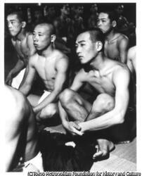 作品画像:微兵検査、千代田区麹町にて