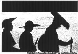 作品画像:海辺を行く遍路