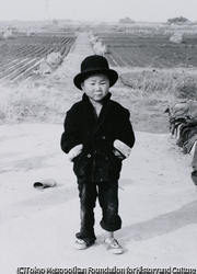 作品画像:山高帽の少年