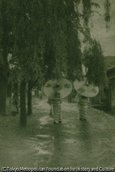 作品画像:雨の温泉場