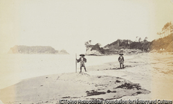 作品画像:由比ヶ浜からの江ノ島