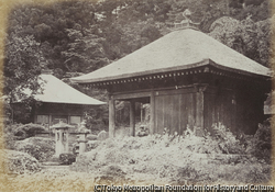 作品画像:日光近辺の街道沿いの寺