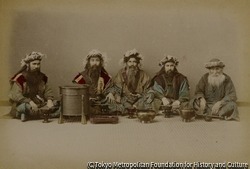 作品画像:(五人の男性)
