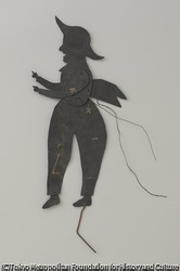 作品画像:ヨーロッパの影絵人形:男性