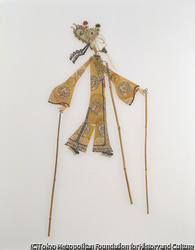 作品画像:中国の影絵人形