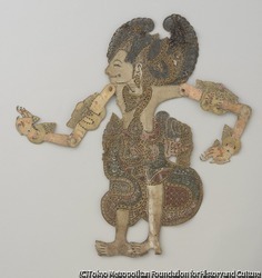 作品画像:バリの影絵人形
