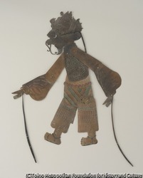 作品画像:インドネシアの影絵人形