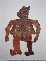 作品画像:インドの影絵人形