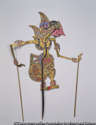 作品画像:インドネシアの影絵人形