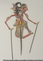 作品画像:インドネシアの影絵人形