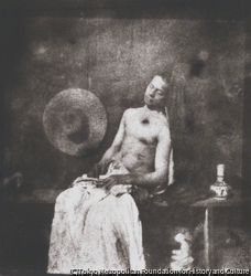 作品画像：「溺死した男」セルフ・ポートレイト