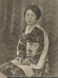 作品画像:和装七分身女性像