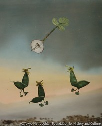 作品画像:ニワトリ三羽