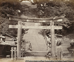 作品画像:愛宕山神社の鳥居