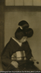 作品画像:楽器を持てる婦人