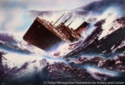 作品画像:(沈没する船)