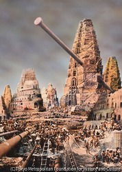 作品画像:建設中のバベル・アミューズメント・パーク