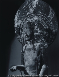 作品画像:法隆寺 百済観音像
