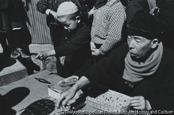 作品画像:浅草区松清町本願寺縁日(台東区西浅草一丁目)