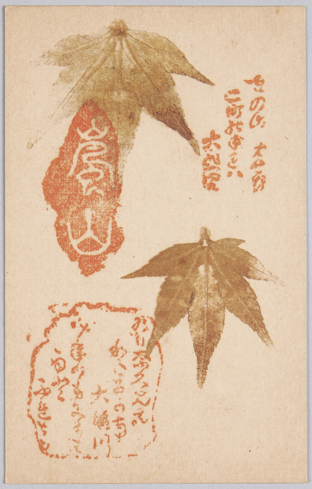 作品画像:紅葉 絵葉書