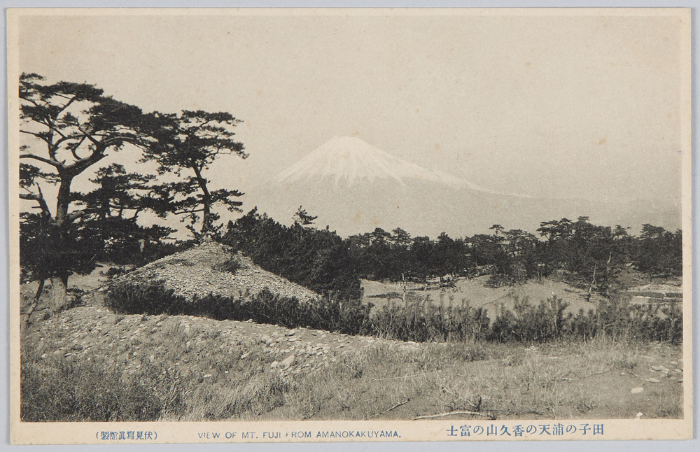 作品画像:田子の浦天の香久山の富士