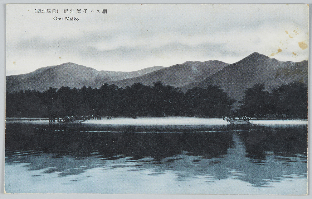 作品画像：(近江風景)近江舞子ハス網