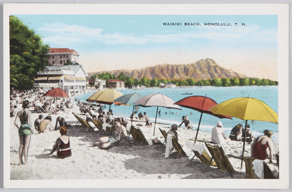 作品画像：WAIKIKI BEACH, HONOLULU, T. H.