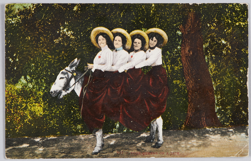 作品画像:FOUR QUEENS ON A JACK.