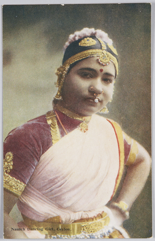 作品画像:Nautch Dancing Girl, Ceylon.