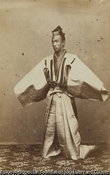 作品画像:(直垂長袴の武士)