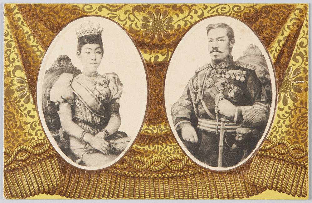 作品画像:明治天皇皇后像