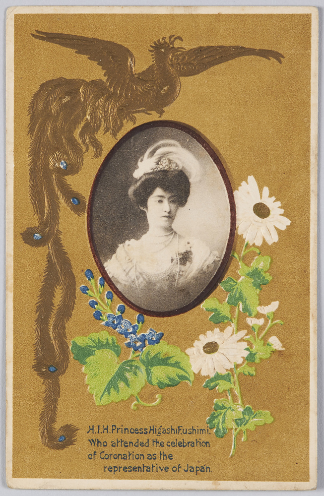 作品画像:H. I. H. Princess Higashi Fushimi Who attended the celebrarion of Coronation as the representative of Japan.