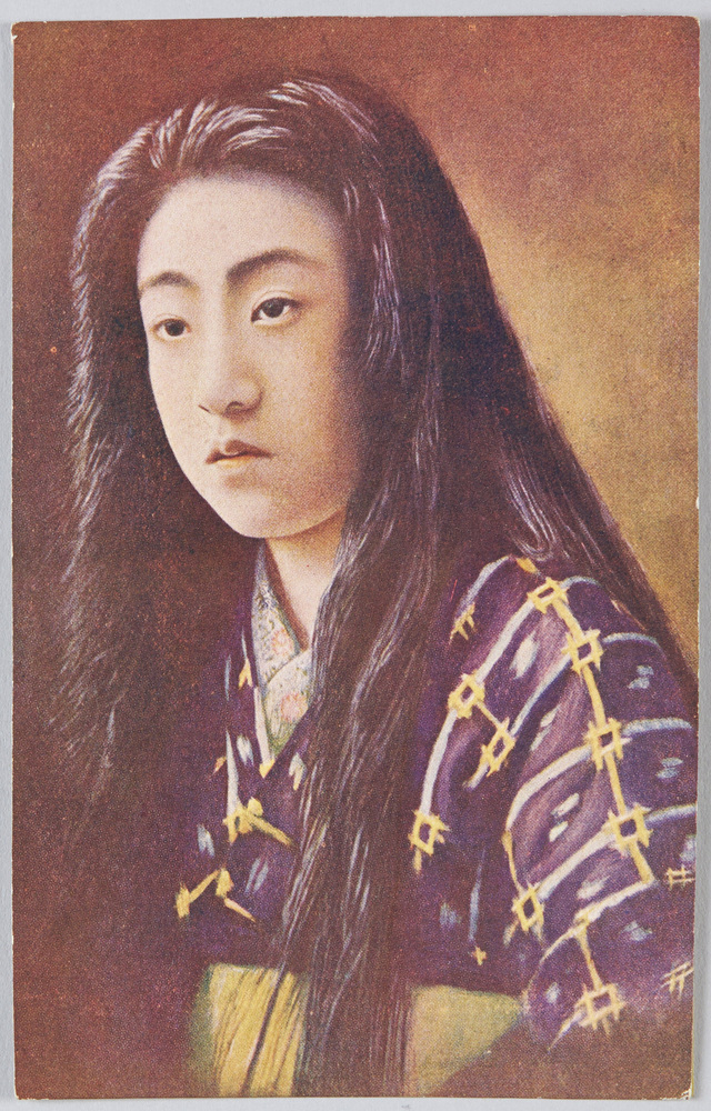 作品画像:洗い髪の女性