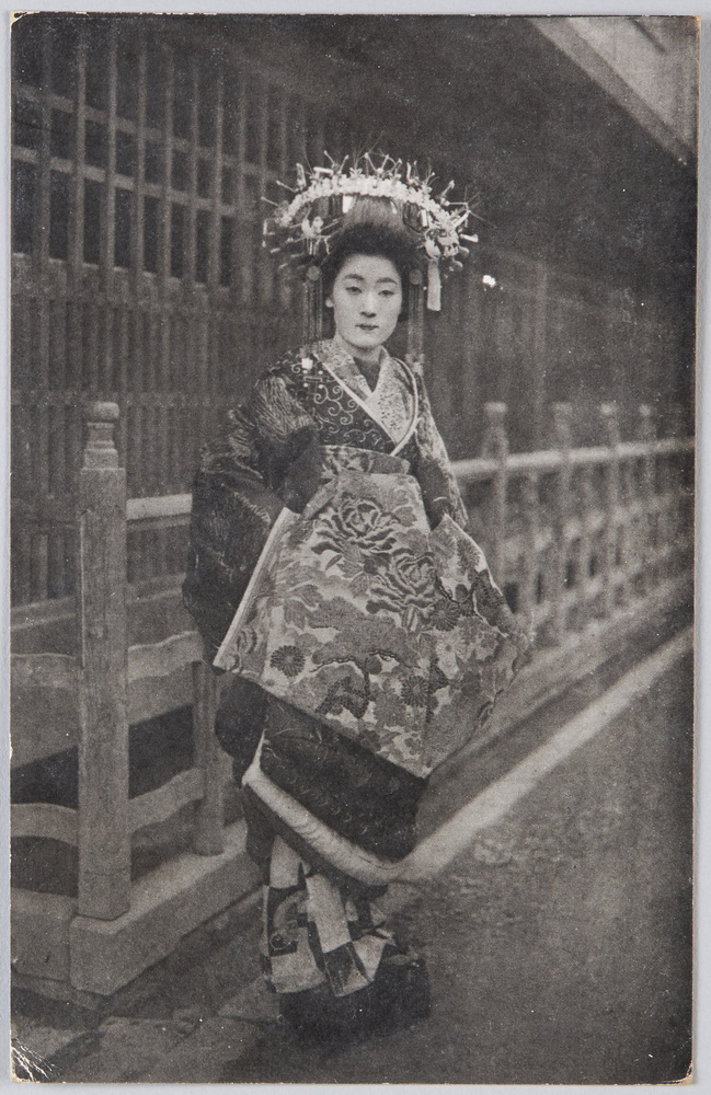 作品画像:京都島原の太夫