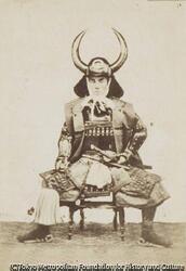 作品画像:(甲冑姿の侍大将)