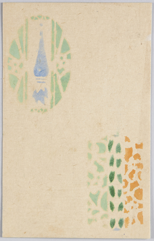 作品画像:植物デザイン(ステンシル)