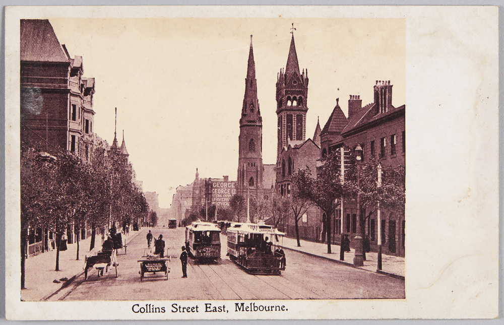 作品画像:オーストラリア風景(Collins Street East,Melbourne)