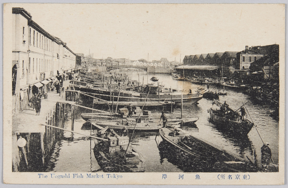 作品画像:東京名所 魚河岸