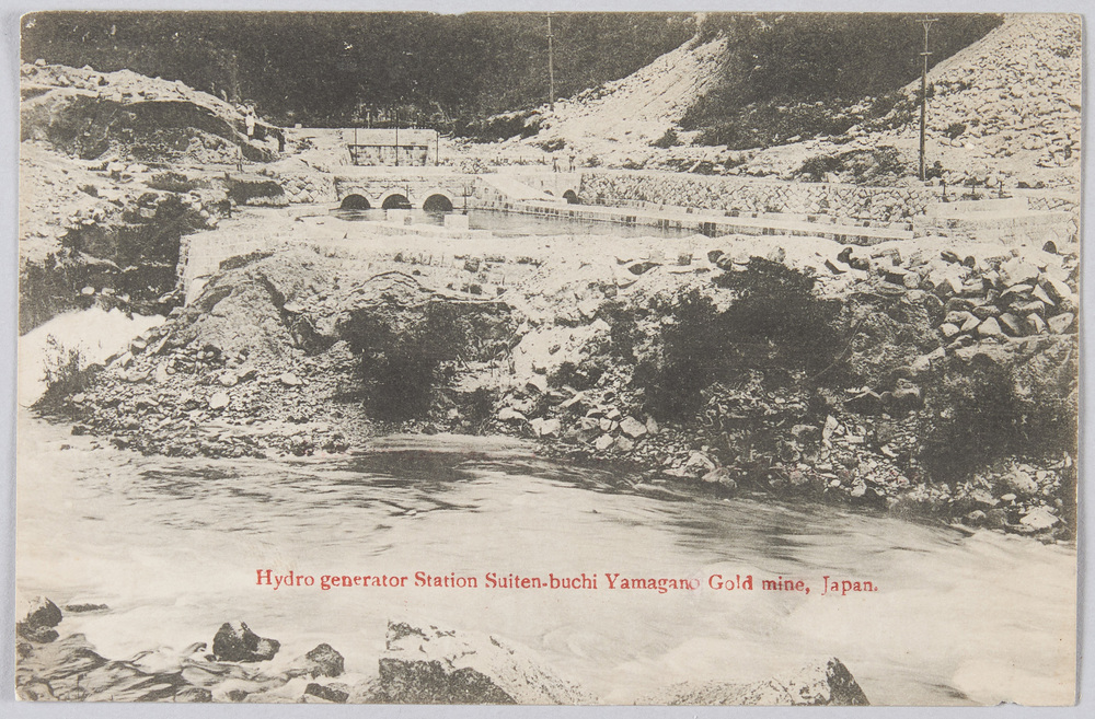 作品画像:Hydro generator Station Suiten-buchi Yamagano Gold mine,Japan