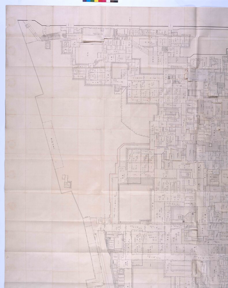 江戸城本丸・中奥惣地絵図
