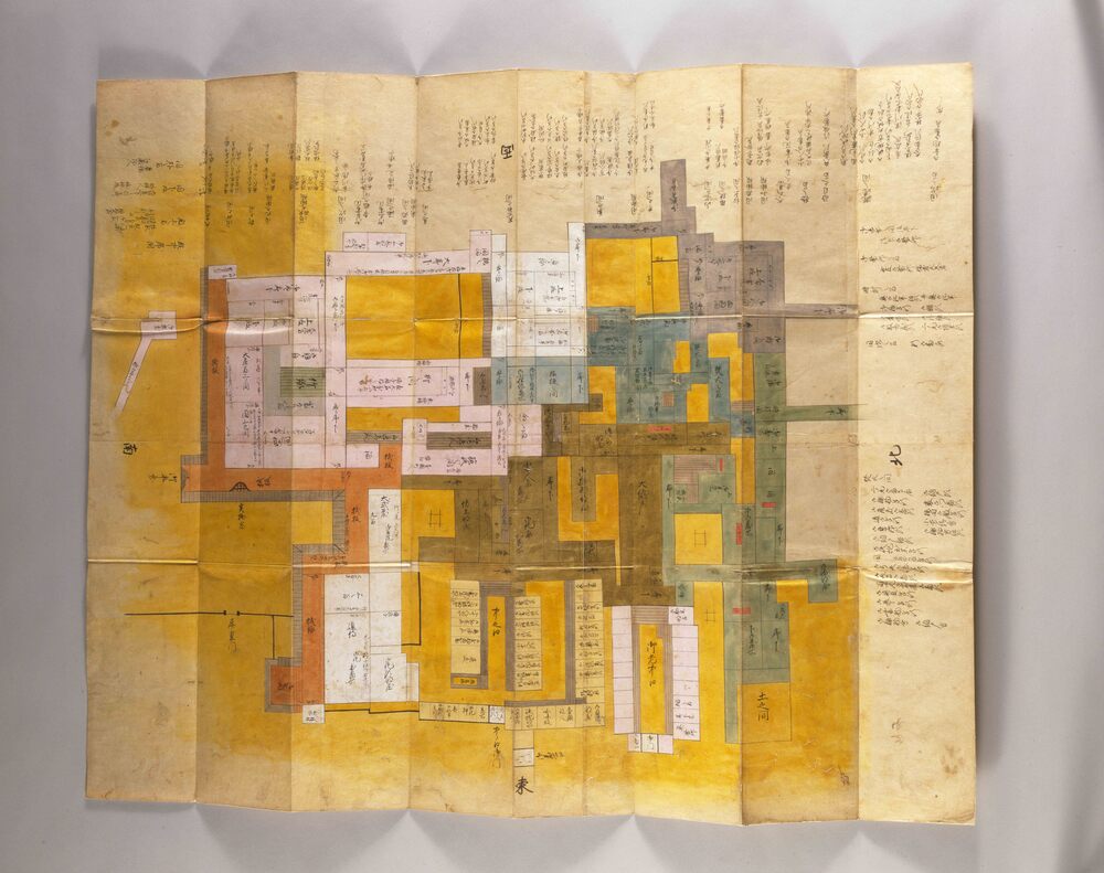 作品画像:江戸城本丸御殿表向絵図